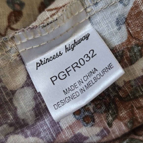 Princess Highway Sunday Sweetness Lounge Cat Babydoll Dress Size 12 AU / 8 US - Picture 11 of 12